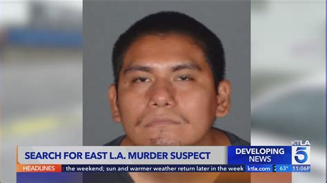 East Los Angeles murder suspect remains at large